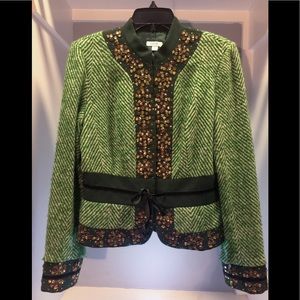 Unique green jacket